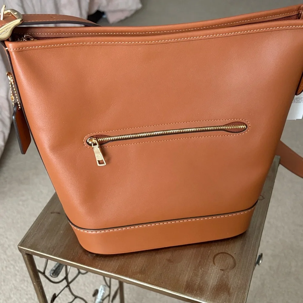 Coach Caramel Leather Shoulder Bag - Picture 3 of 3